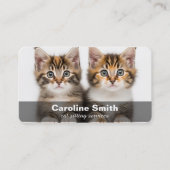 猫座り/猫気に名刺 名刺 (正面)