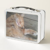 猫弁当箱 メタルランチボックス (裏面)