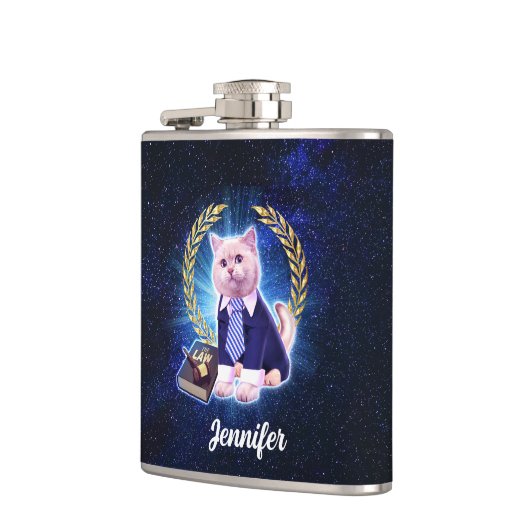 猫弁護士宇宙 フラスク (左)