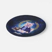 猫弁護士宇宙 ペーパープレート (アングル)