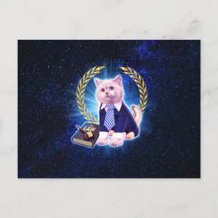 猫弁護士宇宙 ポストカード