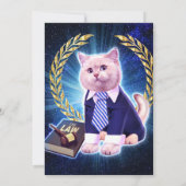 猫弁護士宇宙 招待状 (裏面)