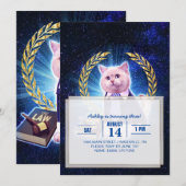 猫弁護士宇宙 招待状 (正面/裏面)