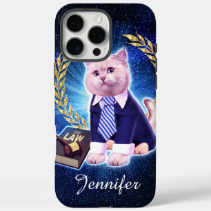 猫弁護士宇宙 iPhone 16 PRO MAXケース