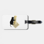 猫引っかきポスト荷物タグ ラゲッジタグ (裏面横)