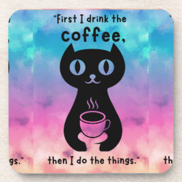 猫引用文 コースター
