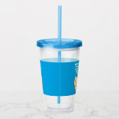 猫引用文quiereme mimame y hazme feliz アクリルタンブラー (右)