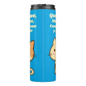 猫引用文quiereme mimame y hazme feliz タンブラー (裏面)