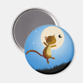 猫後を追の夢 – 磁石 (正面/裏面)