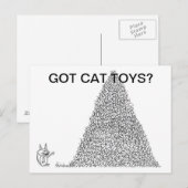 猫得のおもちゃは？Jokeapptvによるポストカード ポストカード (正面/裏面)