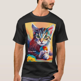 猫得の羊毛？T-シャツ Tシャツ