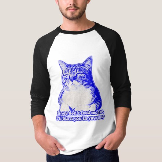 猫怒ミームの猫好きと猫オーナー Tシャツ (正面)