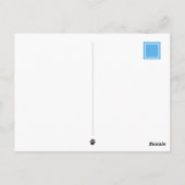 猫恋しく思に電話おもしろいカスタムす ポストカード (裏面)