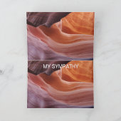 猫悔やみや弔慰 カード (内部)