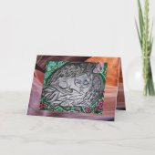 猫悔やみや弔慰 カード (正面)