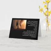 猫悔やみや弔慰 カード (黄色い花)