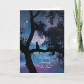 猫悔やみや弔慰、猫用名前をカスタムする、共感表 カード (正面)