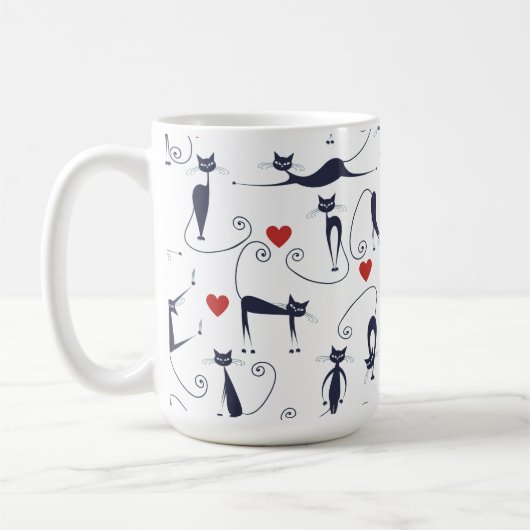 猫愛の世界 コーヒーマグカップ (左)