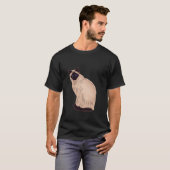 猫愛好聖なるビルマ猫 Tシャツ (正面フル)