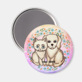 猫愛犬マグネット マグネット (正面/裏面)