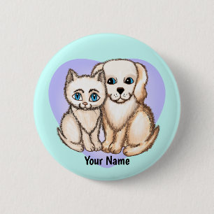 猫愛犬TBA 缶バッジ