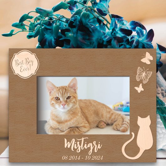 猫愛記念 レーザー彫刻フレーム