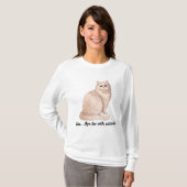 猫態度 Tシャツ (正面フル)