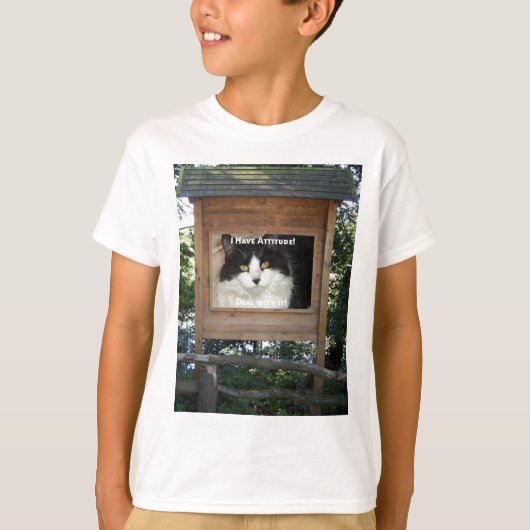 猫態度 Tシャツ (正面)