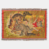 猫戦 スローブランケット (正面)