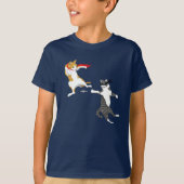 猫戦 Tシャツ (正面)
