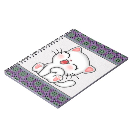 猫手帳 ノートブック (左側)