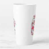 猫抗うつおもしろい猫好き カフェラテマグ (正面)