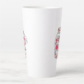 猫抗うつおもしろい猫好き カフェラテマグ (正面)