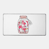 猫抗うつおもしろい猫好き デスクマット (正面)