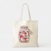 猫抗うつおもしろい猫好き トートバッグ (裏面)