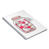 猫抗うつおもしろい猫好き ノートブック (右側)