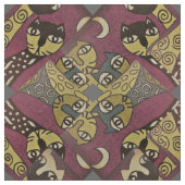 猫抽象芸術 ファブリック (見本)