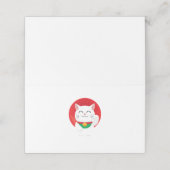 猫招き猫日本ラッキーキャットギフトおもしろいアイディア プレイスカード (外部開封)