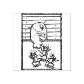 猫捕獲ネズミ、マウスホールゴム印 ラバースタンプ (インプリント)