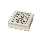 猫捕獲ネズミ、マウスホールゴム印 ラバースタンプ (スタンプ)