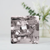 猫探しのクッキーが発売!フラットグリーティングカード カード (スタンド正面)