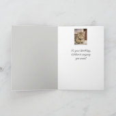 猫探し親友誕生日おもしろい動物 カード (内部)