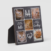 猫損ユニーク失ペット フォトプラーク (正面)