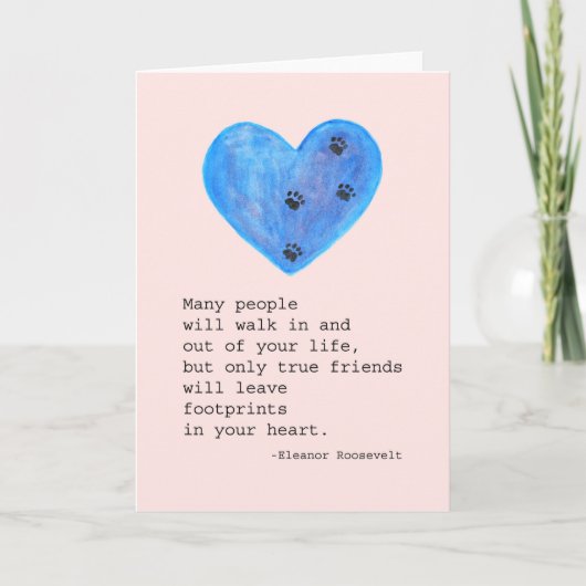 猫損悔やみや弔慰、ペットの迷子の悔やみや弔慰 カード (正面)