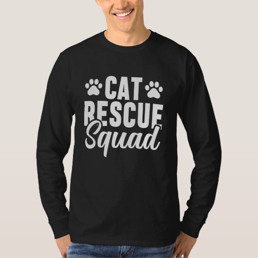 猫救助隊救の動物愛護会 Tシャツ (正面)