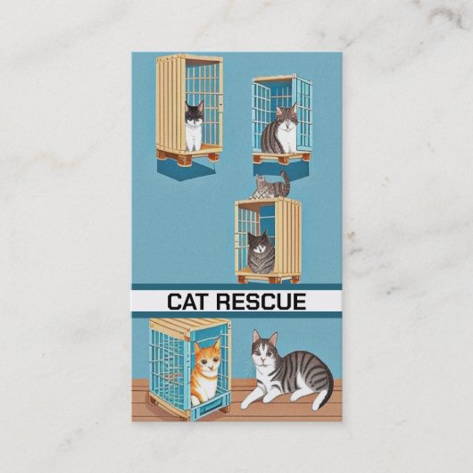猫救助 名刺 (正面)
