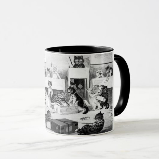 『猫教室の規律』 マグカップ (正面右)