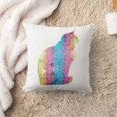 猫数々の可逆 クッション (ブランケット)