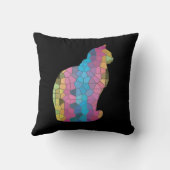 猫数々の可逆 クッション (裏面)