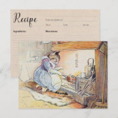 猫料理バイザファイアレシピカード ポストカード (正面/裏面)